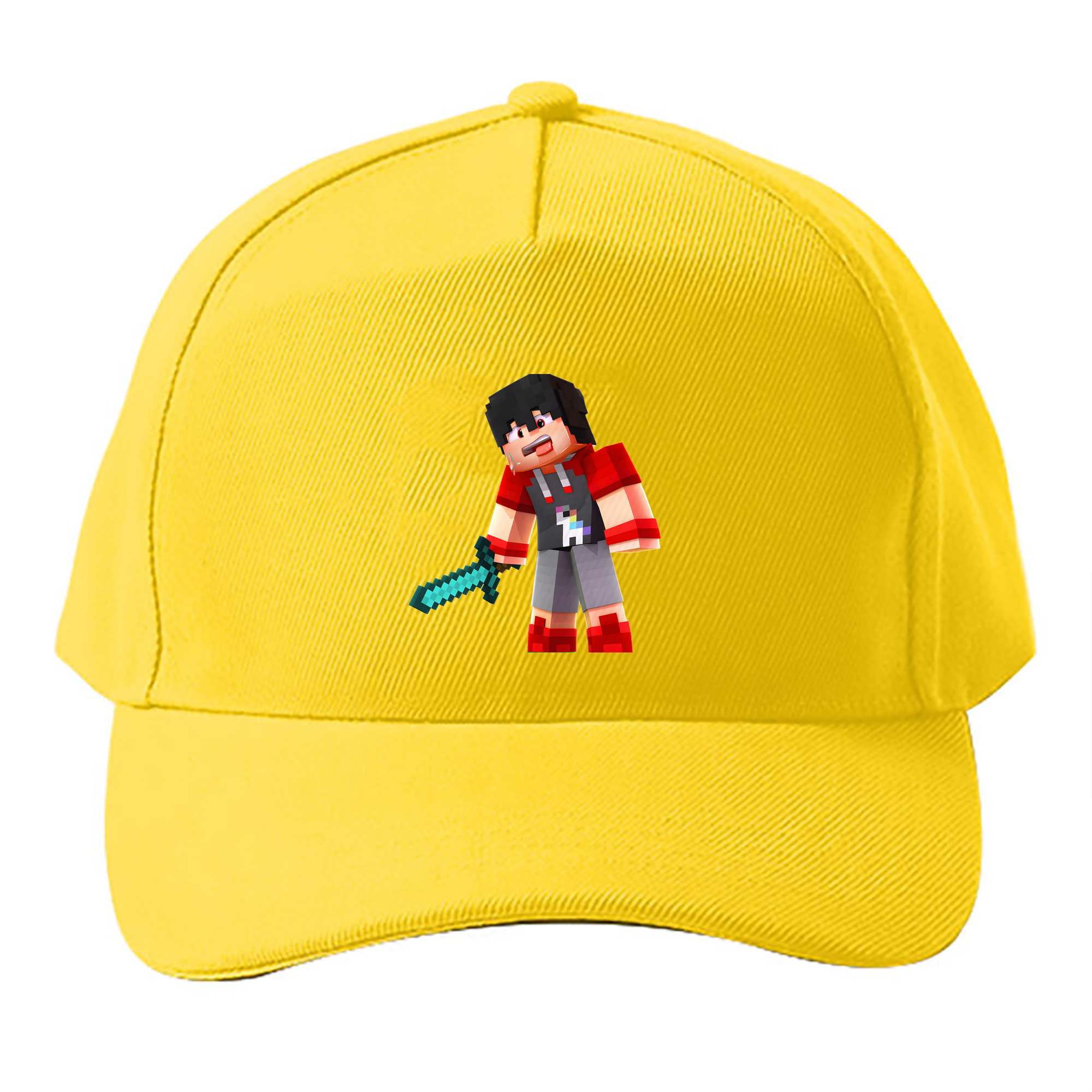 （画像用） マインクラフト ブロックの世界 Minecraft MC Block world ベースボールキャップ 綿100％ 男女兼用 帽子 スポーツ